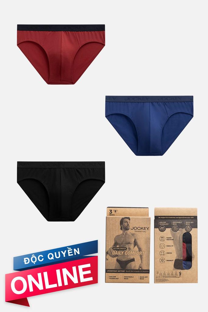 QUẦN LÓT NAM JOCKEY COTTON 4C - 1246